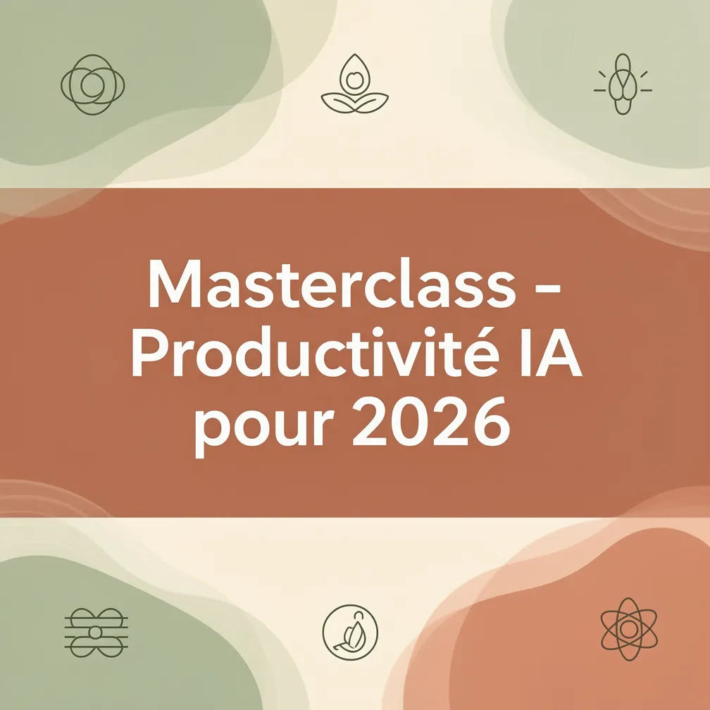 Masterclass - Productivité IA pour 2026