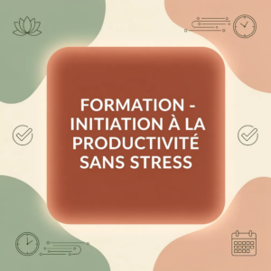 Formation - Initiation à la Productivité Sans Stress